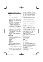 Предварительный просмотр 48 страницы Hitachi Koki Tanaka TCG 22EAB Handling Instructions Manual