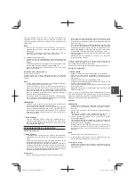 Предварительный просмотр 51 страницы Hitachi Koki Tanaka TCG 22EAB Handling Instructions Manual