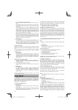 Предварительный просмотр 52 страницы Hitachi Koki Tanaka TCG 22EAB Handling Instructions Manual