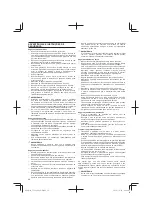 Предварительный просмотр 56 страницы Hitachi Koki Tanaka TCG 22EAB Handling Instructions Manual