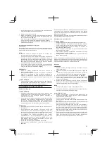 Предварительный просмотр 59 страницы Hitachi Koki Tanaka TCG 22EAB Handling Instructions Manual