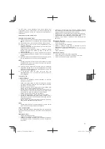 Предварительный просмотр 61 страницы Hitachi Koki Tanaka TCG 22EAB Handling Instructions Manual