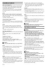 Preview for 12 page of Hitachi Koki Tanaka TPS-260PF Handling Instructions Manual