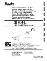 Preview for 1 page of Hitachi Koki TBC-290 Handling Instructions Manual