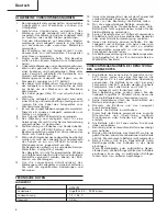 Предварительный просмотр 8 страницы Hitachi Koki UC 14YF2 Handling Instructions Manual