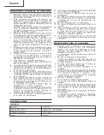 Предварительный просмотр 20 страницы Hitachi Koki UC 14YF2 Handling Instructions Manual