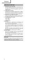 Preview for 15 page of Hitachi Koki UC 24Yjuc24yj Handling Instructions Manual