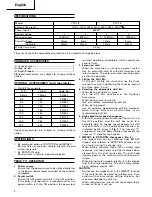 Preview for 5 page of Hitachi Koki VTP-18 Handling Instructions Manual