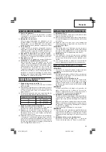 Preview for 21 page of Hitachi Koki W 4YD Handling Instructions Manual