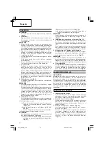 Preview for 22 page of Hitachi Koki W 4YD Handling Instructions Manual