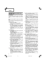 Preview for 24 page of Hitachi Koki W 4YD Handling Instructions Manual