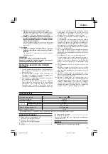 Preview for 25 page of Hitachi Koki W 4YD Handling Instructions Manual