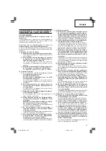 Предварительный просмотр 17 страницы Hitachi Koki WH 10DFL Handling Instructions Manual