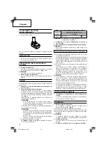 Предварительный просмотр 20 страницы Hitachi Koki WH 10DFL Handling Instructions Manual