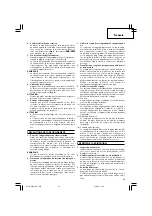 Предварительный просмотр 21 страницы Hitachi Koki WH 10DFL Handling Instructions Manual