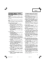 Предварительный просмотр 23 страницы Hitachi Koki WH 10DFL Handling Instructions Manual