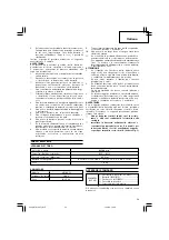 Предварительный просмотр 25 страницы Hitachi Koki WH 10DFL Handling Instructions Manual