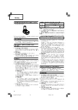 Предварительный просмотр 26 страницы Hitachi Koki WH 10DFL Handling Instructions Manual