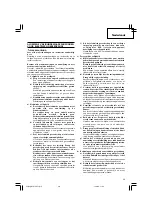 Предварительный просмотр 29 страницы Hitachi Koki WH 10DFL Handling Instructions Manual