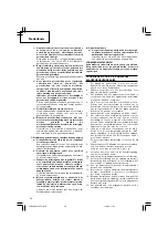 Предварительный просмотр 30 страницы Hitachi Koki WH 10DFL Handling Instructions Manual