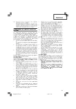 Предварительный просмотр 31 страницы Hitachi Koki WH 10DFL Handling Instructions Manual