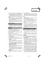 Предварительный просмотр 33 страницы Hitachi Koki WH 10DFL Handling Instructions Manual