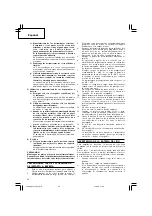 Предварительный просмотр 36 страницы Hitachi Koki WH 10DFL Handling Instructions Manual