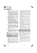 Предварительный просмотр 42 страницы Hitachi Koki WH 10DFL Handling Instructions Manual