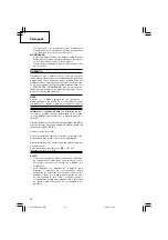 Предварительный просмотр 46 страницы Hitachi Koki WH 10DFL Handling Instructions Manual