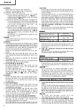 Предварительный просмотр 23 страницы Hitachi Koki WH 12DAF2 Handling Instructions Manual