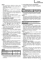 Предварительный просмотр 44 страницы Hitachi Koki WH 12DAF2 Handling Instructions Manual