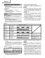 Предварительный просмотр 22 страницы Hitachi Koki WH 12DMR Handling Instructions Manual