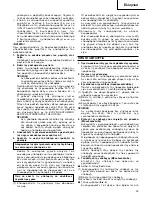 Предварительный просмотр 23 страницы Hitachi Koki WH 12DMR Handling Instructions Manual