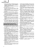 Предварительный просмотр 28 страницы Hitachi Koki WH 12DMR Handling Instructions Manual