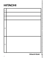 Предварительный просмотр 72 страницы Hitachi Koki WH 12DMR Handling Instructions Manual