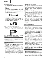 Preview for 13 page of Hitachi Koki WH 14 Handling Instructions Manual