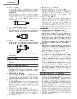 Preview for 19 page of Hitachi Koki WH 14 Handling Instructions Manual