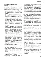 Preview for 34 page of Hitachi Koki WH 14 Handling Instructions Manual