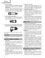 Preview for 37 page of Hitachi Koki WH 14 Handling Instructions Manual