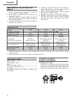 Preview for 41 page of Hitachi Koki WH 14 Handling Instructions Manual