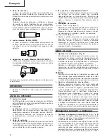 Preview for 43 page of Hitachi Koki WH 14 Handling Instructions Manual