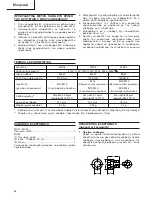 Preview for 47 page of Hitachi Koki WH 14 Handling Instructions Manual