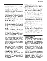 Preview for 50 page of Hitachi Koki WH 14 Handling Instructions Manual