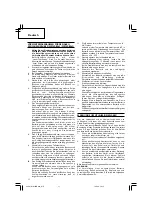 Preview for 18 page of Hitachi Koki WH 14DBAL2 Handling Instructions Manual