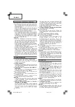 Preview for 22 page of Hitachi Koki WH 14DBAL2 Handling Instructions Manual