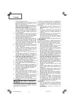 Preview for 28 page of Hitachi Koki WH 14DBAL2 Handling Instructions Manual