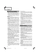 Preview for 34 page of Hitachi Koki WH 14DBAL2 Handling Instructions Manual