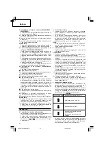 Preview for 42 page of Hitachi Koki WH 14DBAL2 Handling Instructions Manual