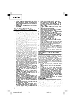 Preview for 48 page of Hitachi Koki WH 14DBAL2 Handling Instructions Manual