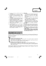 Preview for 59 page of Hitachi Koki WH 14DBAL2 Handling Instructions Manual